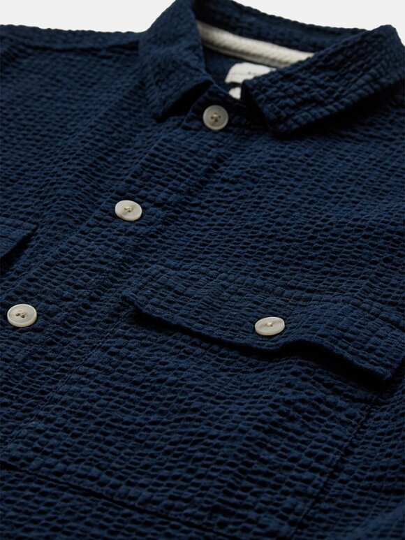 Anerkjendt - AKOTTO SEERSUCKER SS OVERSHIRT