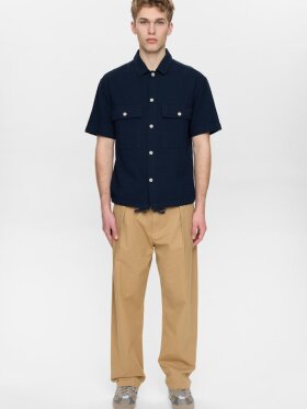 Anerkjendt - AKOTTO SEERSUCKER SS OVERSHIRT