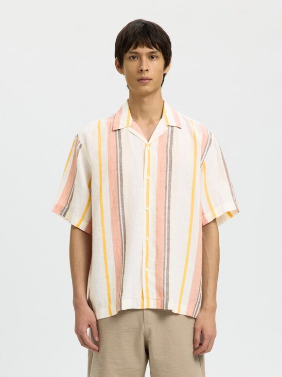 Selected - SLHRLXKYLIAN LINEN SHIRT RESOR