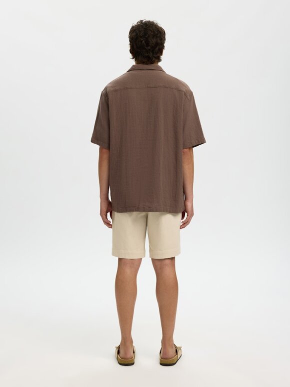 Selected - SLHRLXCAL SS SHIRT RESORT