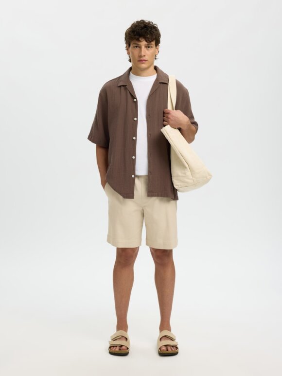 Selected - SLHRLXCAL SS SHIRT RESORT