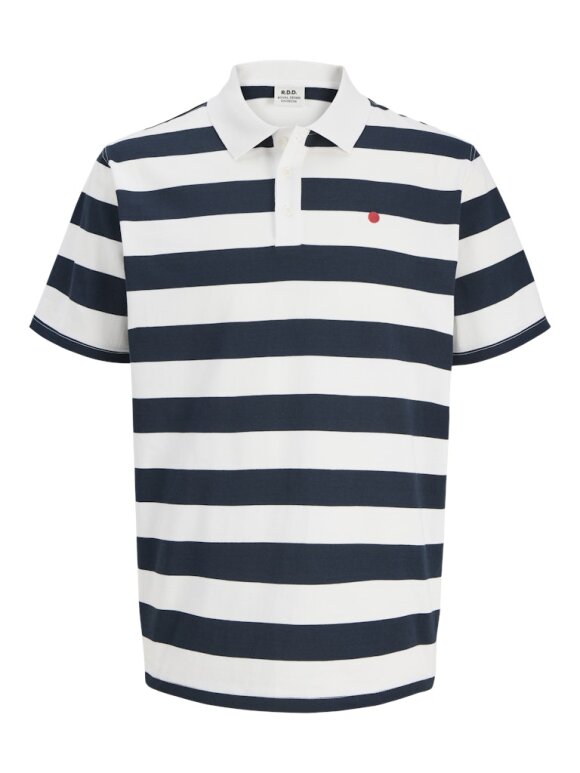 Royal Denim Division - RDDJacob Stripe Polo S/S