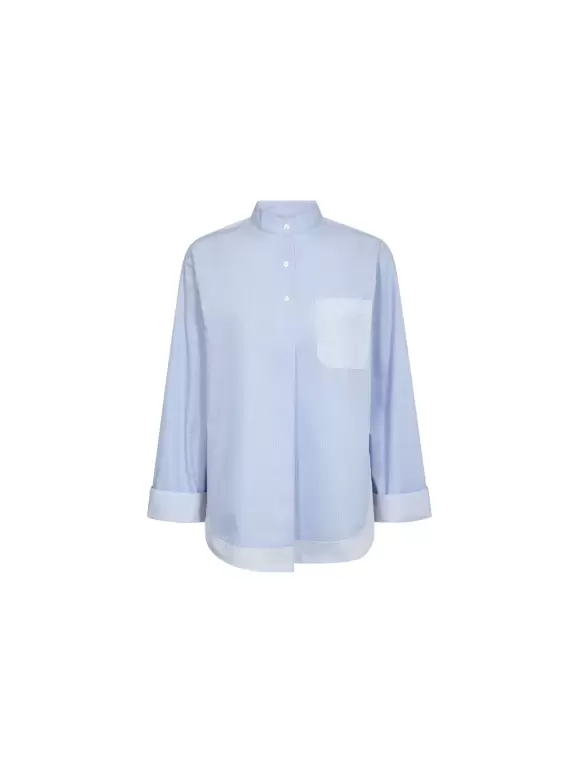 Mos Mosh - MMBronwyn stripe shirt Brunner