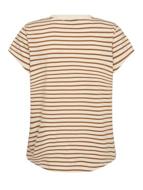 Mos Mosh - MMKala V-SS Stripe Tee Spicy o