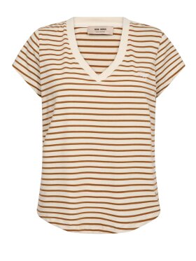 Mos Mosh - MMKala V-SS Stripe Tee Spicy o