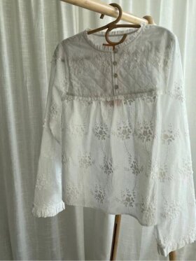 STORIES FROM THE ATELIER - Sea Mood Bluse White