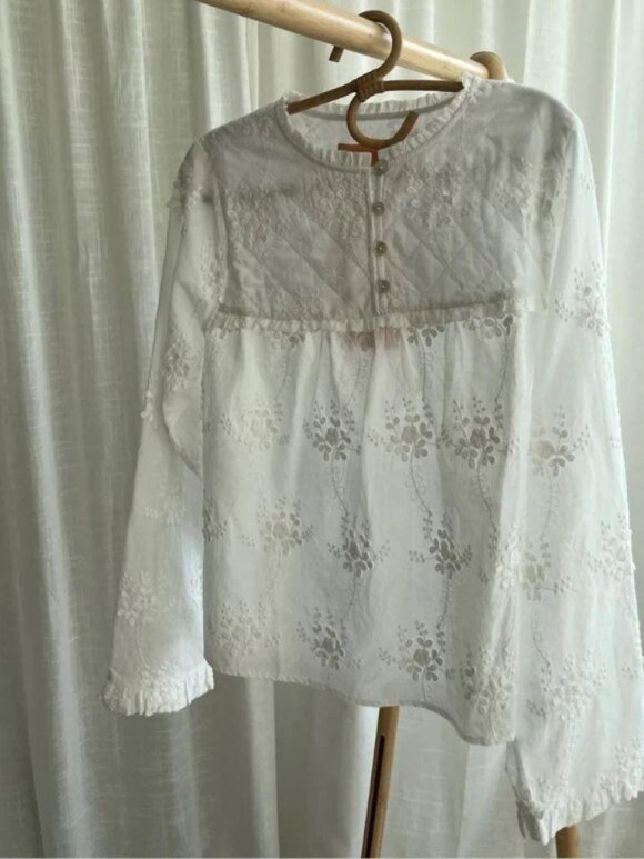 STORIES FROM THE ATELIER - Sea Mood Bluse White