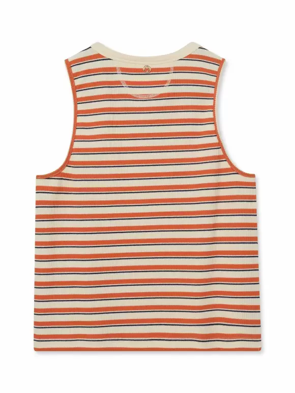 HEYANNO - MMHEra Stripe Top Carrot