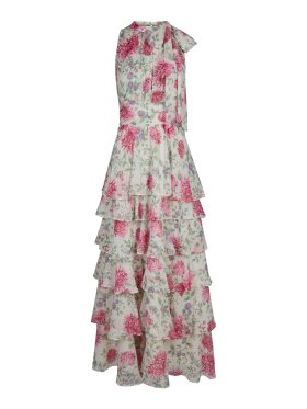 Neo Noir - Marli Big Flower Dress Creme