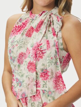 Neo Noir - Marli Big Flower Dress Creme