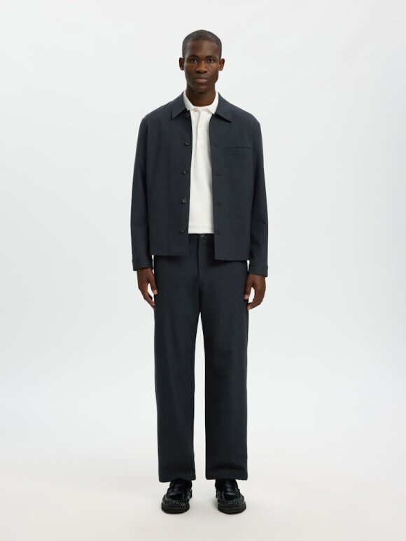 Selected - SLH220-Loose Robert Flex Pant