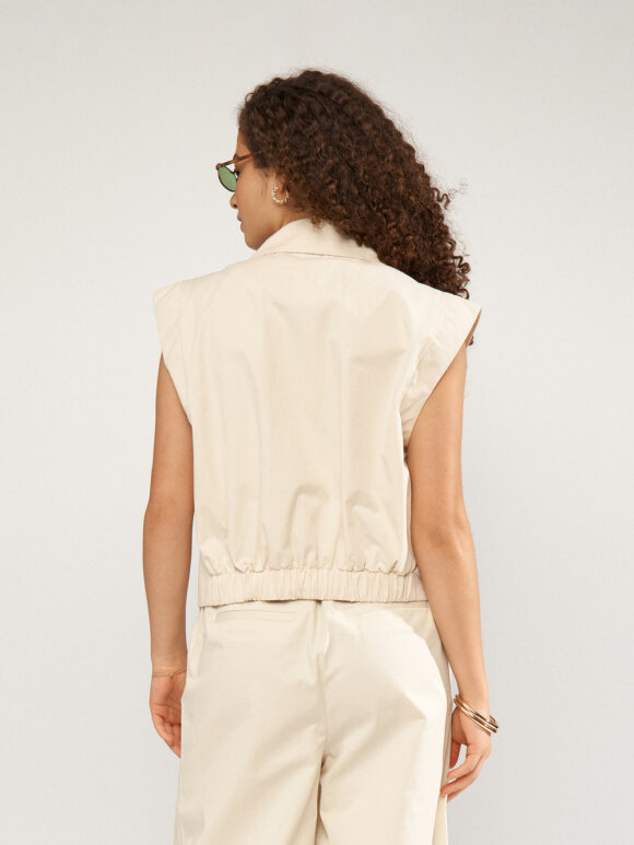 Numph - NUSunna Vest Whitecap gray