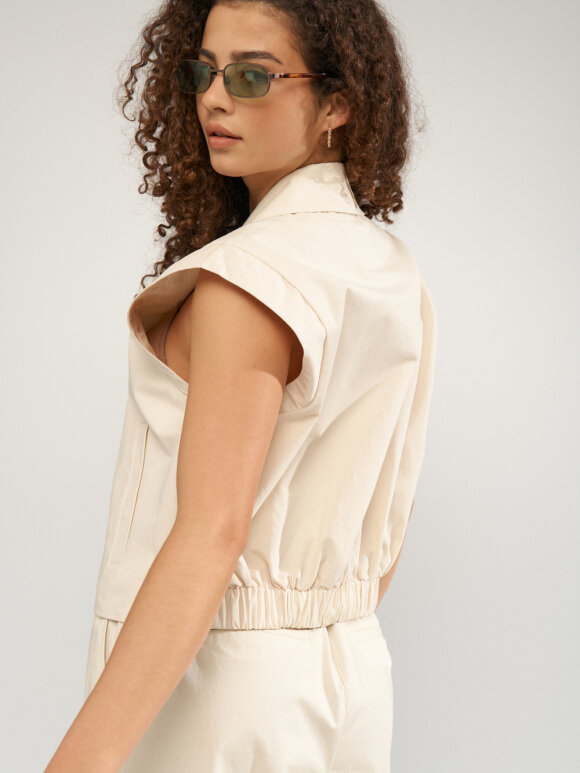 Numph - NUSunna Vest Whitecap gray