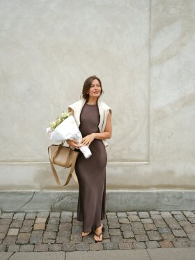 Neo Noir - Celinie Heavy Sateen Dress