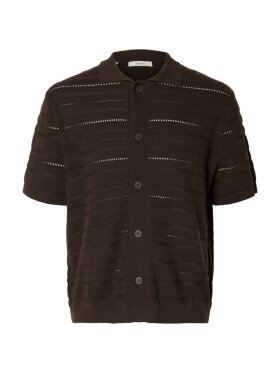 Selected - SLHPalle SS Knit Polo Cardigan