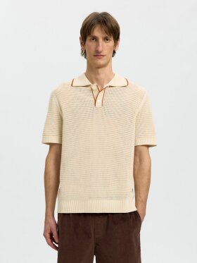Selected - SLHJesse Knit Open SS Polo Selected - SLHJesse Knit Open SS Polo