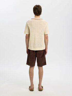 Selected - SLHJesse Knit Open SS Polo Selected - SLHJesse Knit Open SS Polo