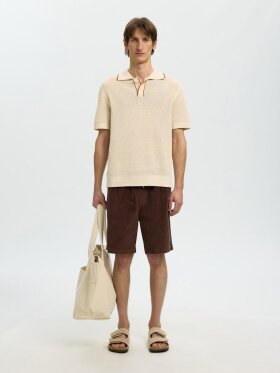 Selected - SLHJesse Knit Open SS Polo Selected - SLHJesse Knit Open SS Polo