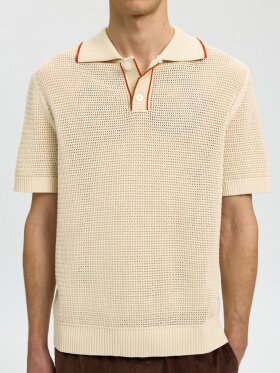 Selected - SLHJesse Knit Open SS Polo Selected - SLHJesse Knit Open SS Polo