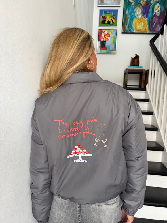 WAUW - Mi Amore Bomber Jacket grey