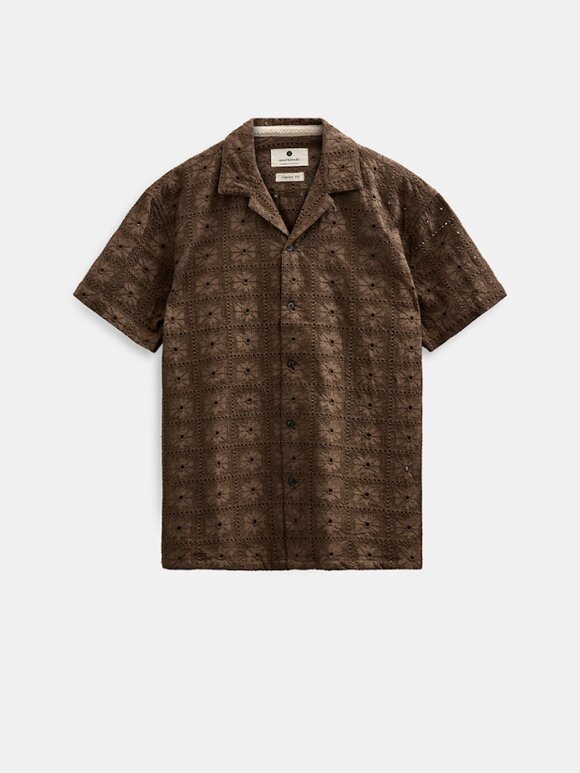 Anerkjendt - Akleander Lace EMB SS Shirt