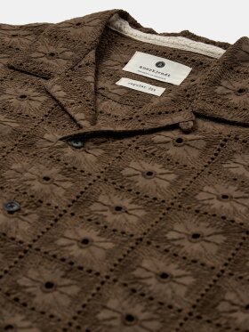 Anerkjendt - Akleander Lace EMB SS Shirt