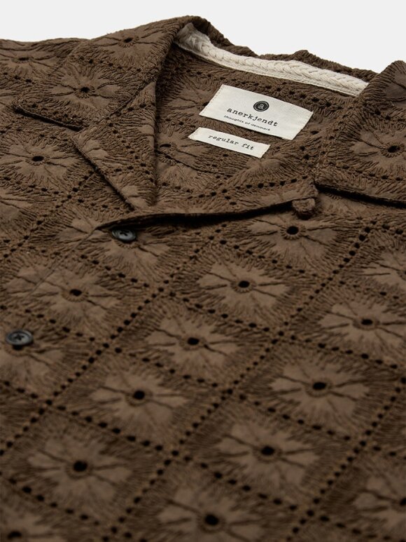 Anerkjendt - Akleander Lace EMB SS Shirt
