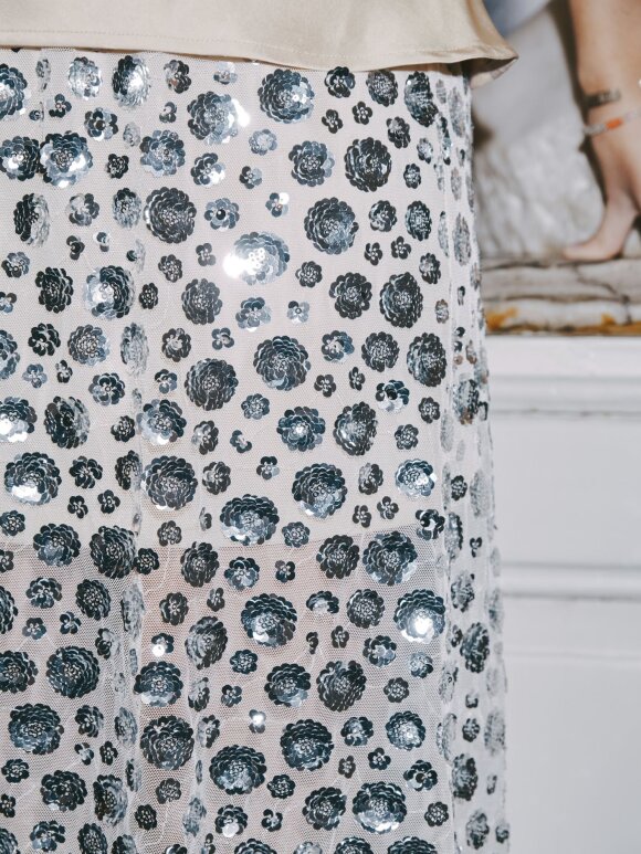 Neo Noir - Gilla Flower Sequins Skirt