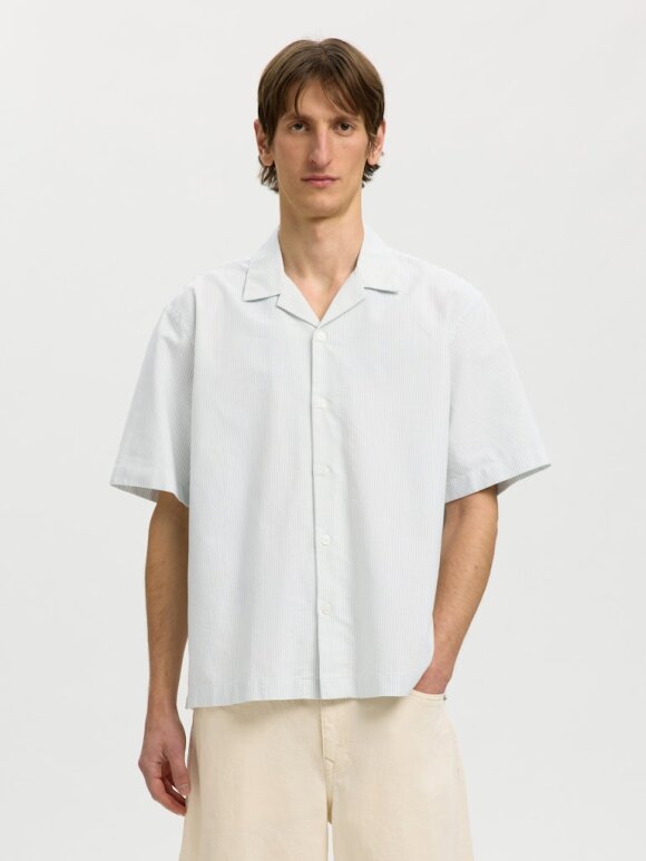 Selected - SLHRLXOxford SS Shirt Resort