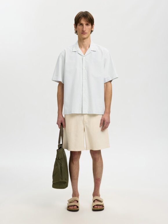 Selected - SLHRLXOxford SS Shirt Resort