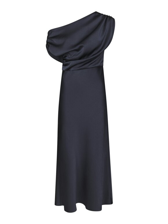 Neo Noir - Lilith Heavy Sateen Dress Blue