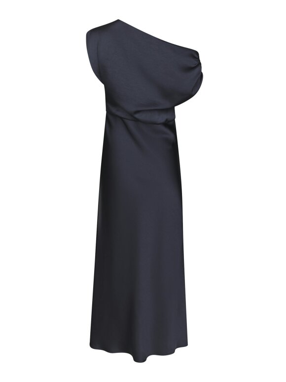 Neo Noir - Lilith Heavy Sateen Dress Blue