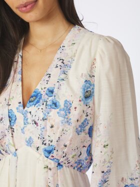 Neo Noir - Silfi Flower print Dress Blue