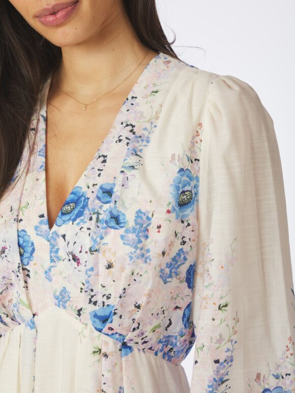 Neo Noir - Silfi Flower print Dress Blue