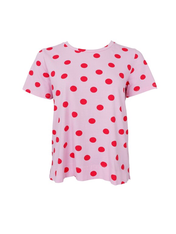 Black Colour - BCZelda S/S T-shirt Red Dot