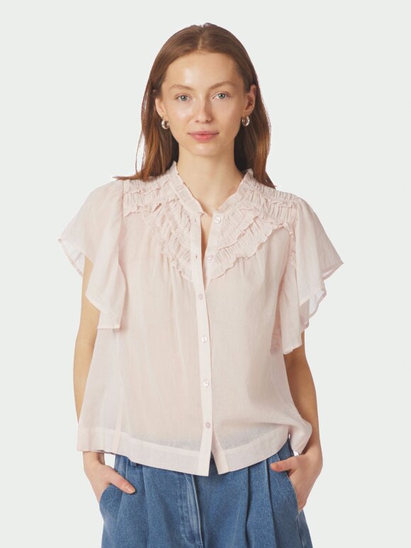 Neo Noir - Vinsa S Voile Top light Pink