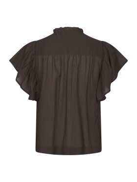 Neo Noir - Vinsa S Voile Top Dark Brown