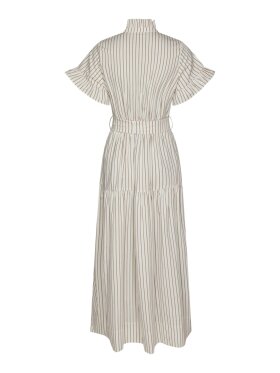 Neo Noir - Nellie Wide Stripe Dress Ivory