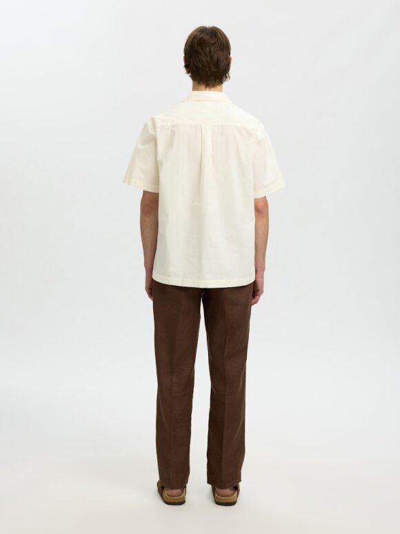 Selected - SLHRLXJAX Broderie SS Shirt