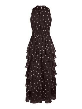 Neo Noir - Marli Big Dot Dress Brown