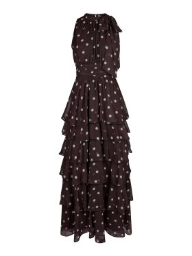 Neo Noir - Marli Big Dot Dress Brown