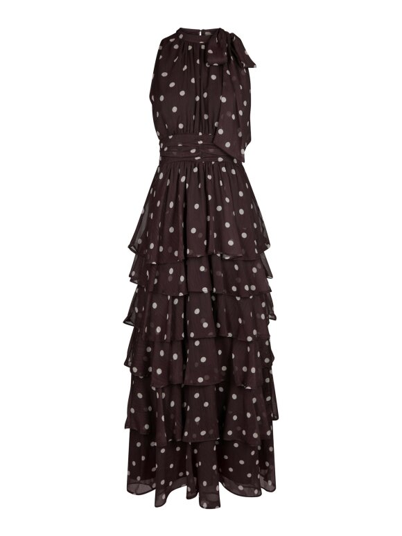 Neo Noir - Marli Big Dot Dress Brown