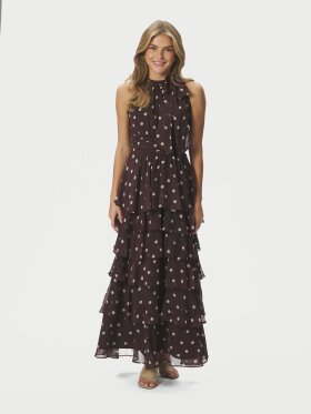 Neo Noir - Marli Big Dot Dress Brown