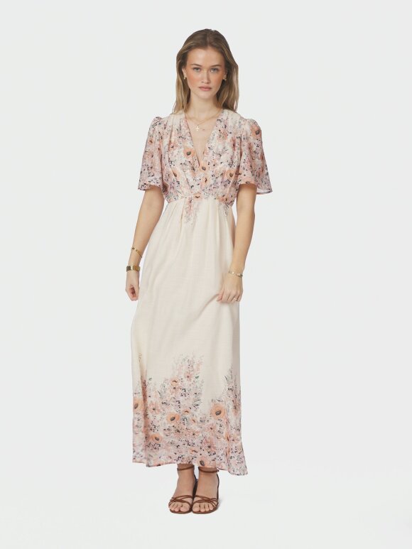 Neo Noir - Serna Flower Print Dress powde