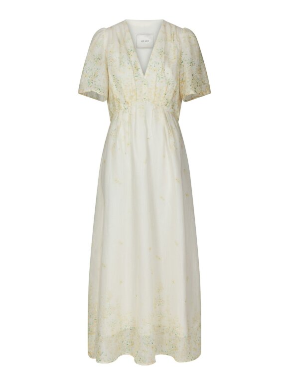 Neo Noir - Serna Flower Print Dress yello