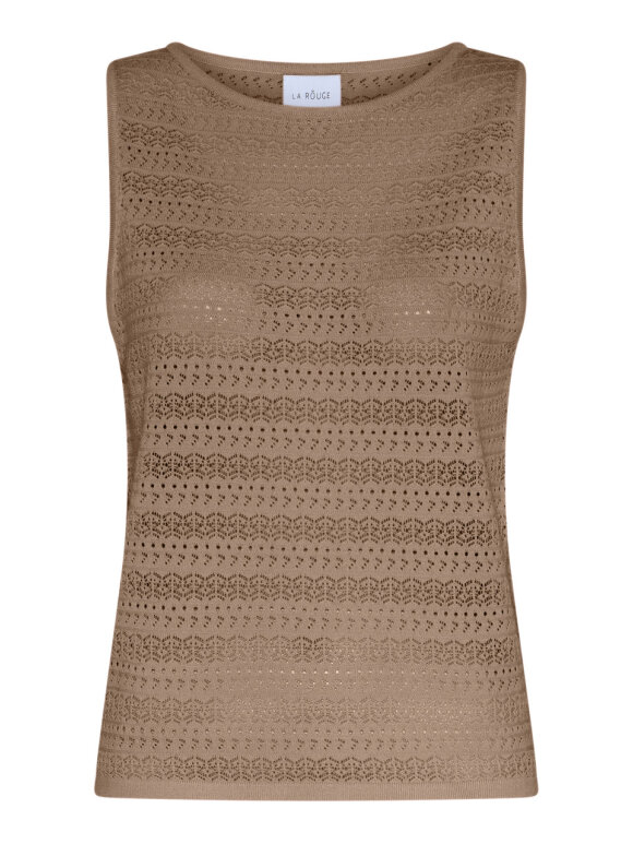 La Rouge - Alma Knit Top Sand