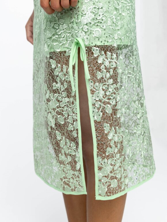 Coster Copenhagen - Sequins Skirt Mint