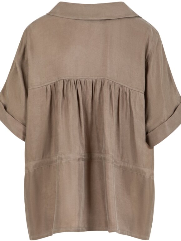 Coster Copenhagen - Blouse With Zipper Moon Rock