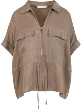Coster Copenhagen - Blouse With Zipper Moon Rock