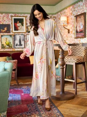 Black Colour - BCLuna V-Neck Dress Poppy Rose